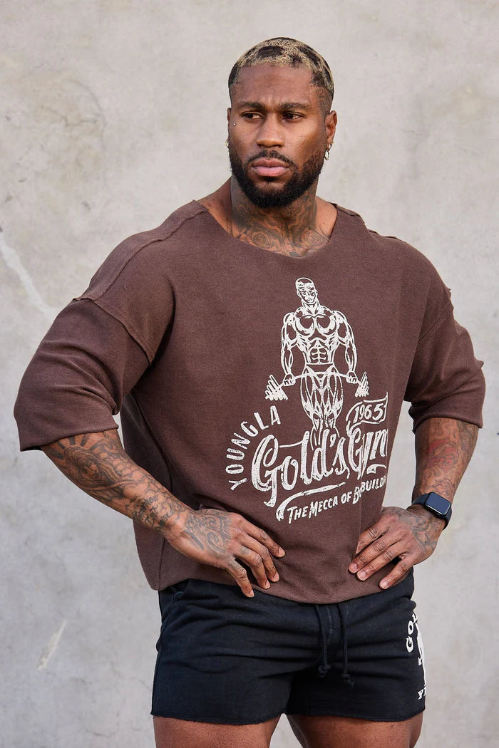 Gold's Gym Wide Neck Terry Tee