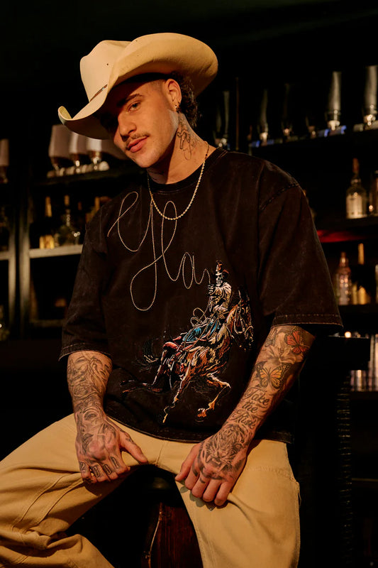 Cowboy Embroidered Tees