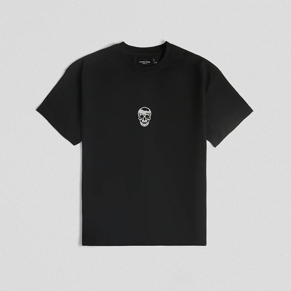 Gymreapers Skull Tee - Black/White